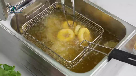 Freidora eléctrica multifunción de 6L para freír alimentos en cocinas de hoteles y restaurantes