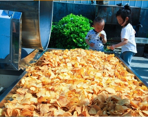 Sistema de línea de producción de chips eléctricos de patata con fuente de energía eléctrica