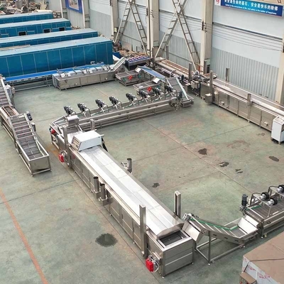 Máquina de línea de chips de patata de alta capacidad automática de grado industrial para producción