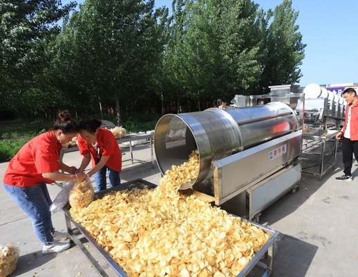 Máquina de línea de chips de patata de alta capacidad automática de grado industrial para producción