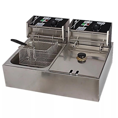 405X241X204mm Tamaño del paquete Sistema de freír automático para el volumen de salida de pollo frito