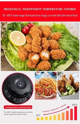 Máquina de freír de tecnología avanzada para la producción de alimentos a granel de gran volumen 405X241X204mm