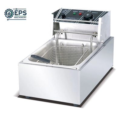 Máquina de freír para la producción de bocadillos en volumen con freidora de bocadillos continua EPS 405X241X204mm