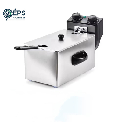 Máquina de freír para la producción de bocadillos en volumen con freidora de bocadillos continua EPS 405X241X204mm