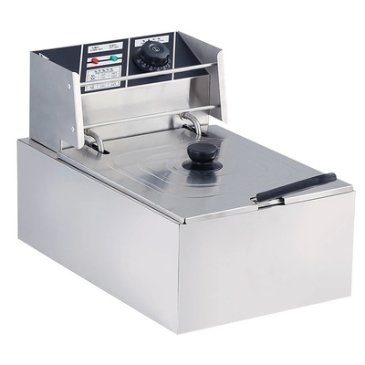 Máquina de freír programable de acero inoxidable para cocinar con precisión en la cocina comercial