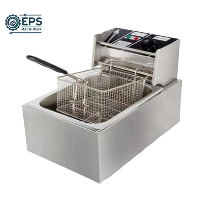 Máquina de freír programable de acero inoxidable para cocinar con precisión en la cocina comercial