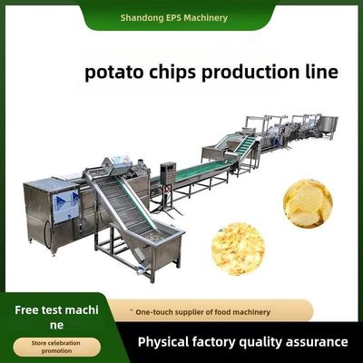 Equipo de procesamiento industrial de papas fritas para producción a granel personalizado y duradero