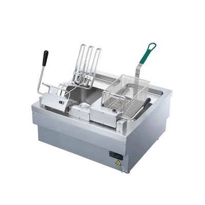 Máquina de freír portátil para empresas alimentarias móviles de acero inoxidable y diseño compacto