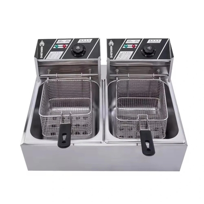 Máquina de freír portátil para empresas alimentarias móviles de acero inoxidable y diseño compacto