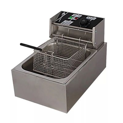 Freidora de aire programable de acero inoxidable con control de temperatura preciso 405X241X204mm