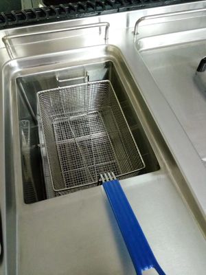 Freidora de aire programable de acero inoxidable con control de temperatura preciso 405X241X204mm