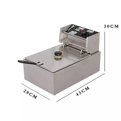 Fritadora industrial de acero inoxidable para la producción a gran escala