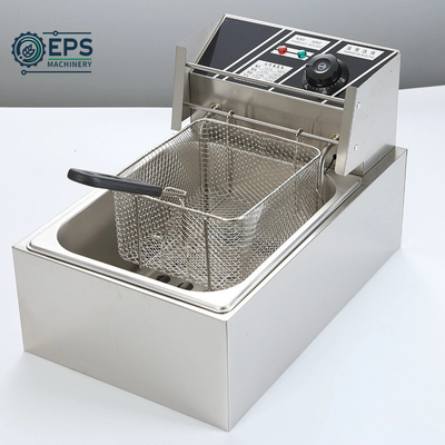 Fritera comercial de control de botones para soluciones de cocción de ahorro de energía