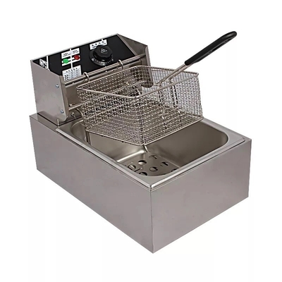 Máquina de freír rosquillas de acero inoxidable con botón de control para tentaciones perfectamente fritas