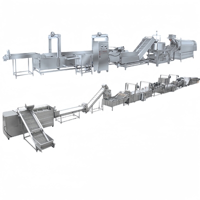 Equipo de procesamiento térmico personalizado para la producción industrial a granel de papas fritas