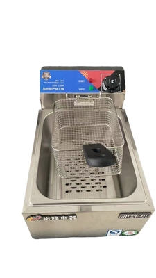 20 kg paquete peso bruto freidora de gas comercial para cocinar rápida y uniforme
