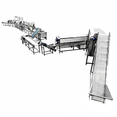 Procesamiento térmico Máquina eléctrica de papas fritas de alta capacidad para producción personalizada