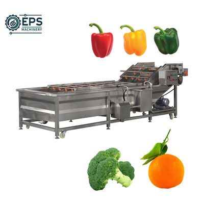 Máquina de lavado industrial de frutas y verduras personalizable para el procesamiento a gran escala