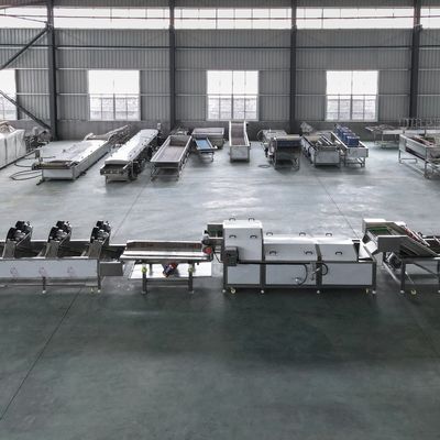 Servicio postventa Apoyo en línea Máquina automática industrial de lavado y secado de frutas