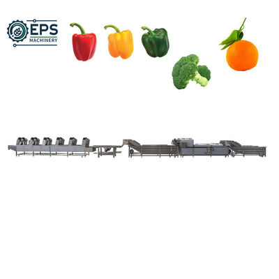 Lavadora de frutas y verduras totalmente automática para mayoristas de alimentos que cumplen con sus estándares