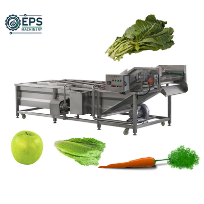 Equipo de limpieza de frutas y hortalizas de acero inoxidable 304 para uso industrial