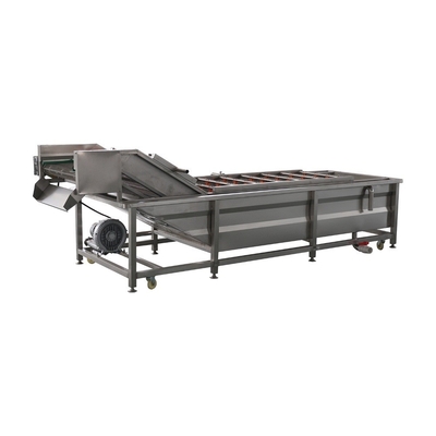 Equipo de limpieza de frutas y hortalizas de acero inoxidable 304 para uso industrial
