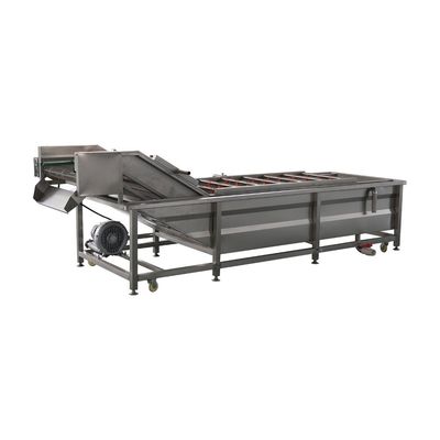 304 Línea de lavado y secado de frutas y hortalizas de acero inoxidable combinado para productos