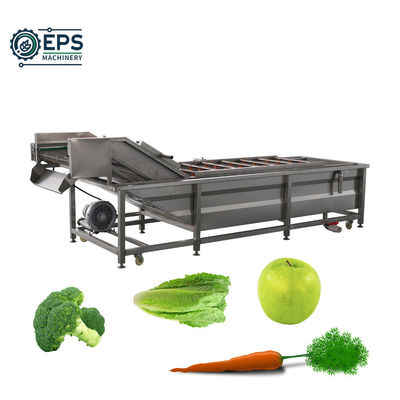 Máquina de lavado y blanqueo de frutas y hortalizas industriales para limpieza de 500 kg