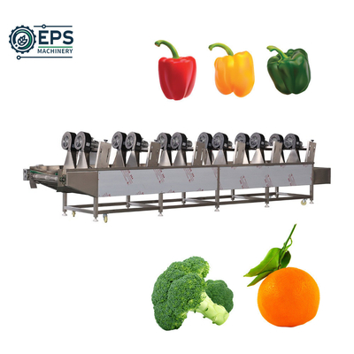 Lavadora Eddy Current para la limpieza de frutas y verduras de acero inoxidable 304