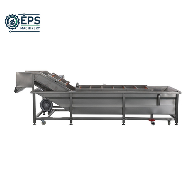 Lavadora Eddy Current para la limpieza de frutas y verduras de acero inoxidable 304
