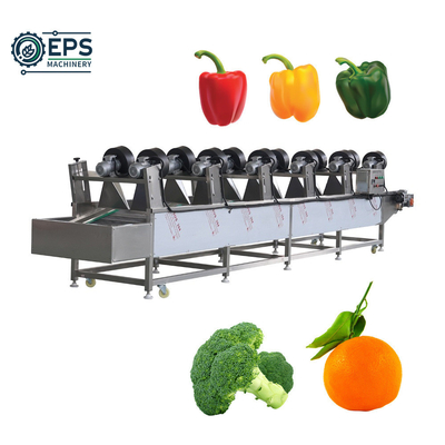 Equipo de lavado de ensalada de verduras y frutas con capacidad de 1500 kg/h de 110V a 380V de tensión