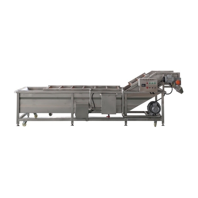 Equipo de lavado de ensalada de verduras y frutas con capacidad de 1500 kg/h de 110V a 380V de tensión