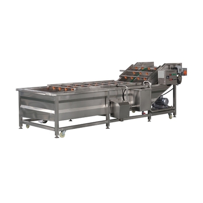 Equipo de lavado de ensalada de verduras y frutas con capacidad de 1500 kg/h de 110V a 380V de tensión