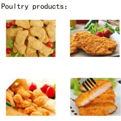 Grado automático automático innovador máquina de fabricación de nuggets de pollo con molinillo de carne