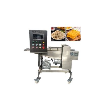 Máquina de recubrimiento automático de batería de tempura de 380V para carne, mariscos y verduras