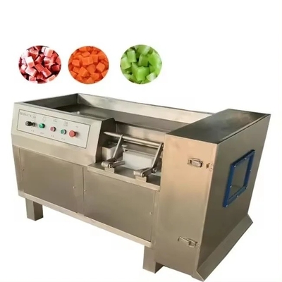 Cortador de cubo de carne de acero inoxidable de 3 kW diseñado para el procesamiento higiénico de la carne