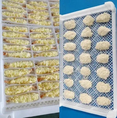 Máquina de recubrimiento automático de batería de tempura de 380V para carne, mariscos y verduras