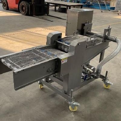 Máquina de recubrimiento automático de batería de tempura de 380V para carne, mariscos y verduras