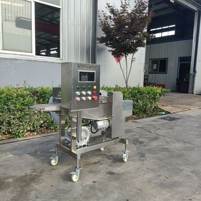 Máquina de batida de palomitas de maíz popular de carne de res y pollo para procesamiento térmico