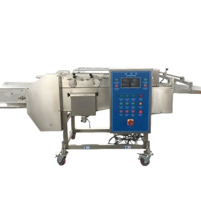 Máquina de recubrimiento automática personalizada para hamburguesas / nuggets de pollo / camarones / pescados / mariscos