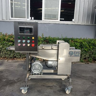 EPS batería y máquina de horneado para 380V Voltage Chicken Nuggets eficiencia de recubrimiento