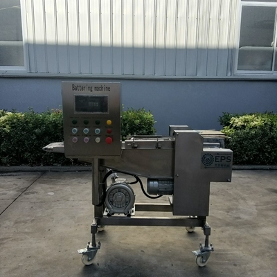 Procesamiento térmico de pollo de palomitas de maíz cortada y nuggets batería máquina fabricante personalizado