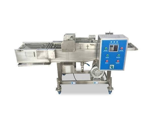Máquina automática de batir carne de pescado y nuggets para el procesamiento térmico
