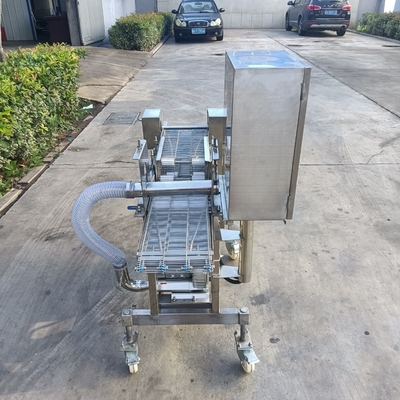 Máquina automática de batir carne de pescado y nuggets para el procesamiento térmico