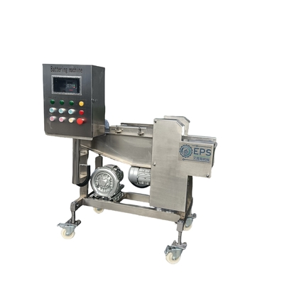 Máquina automática para batir aves de corral y mariscos con molinillo de carne avanzado