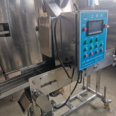 Máquina de harinación de filetes de carne de res y pollo a medida Preduster para moler carne