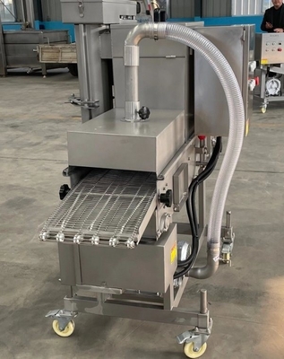 Máquina de harinación de filetes de carne de res y pollo a medida Preduster para moler carne