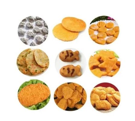 Máquina de harinación de nueces de pollo y palomitas de pollo de 380V para requisitos personalizados
