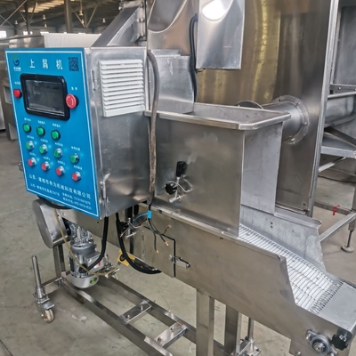 Procesamiento térmico Máquina de procesamiento de aves de corral Flouring personalizado para necesidades personalizadas