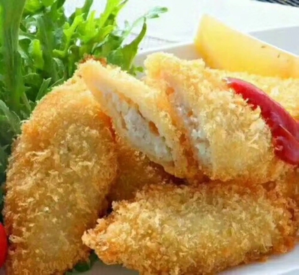 Máquina de harinación de mariscos de 380V de tensión, trituradora de carne, máquina para cubrir palomitas de pollo